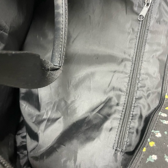 PINK Victoria's Secret Black Floral Tote - Picture 2 of 4